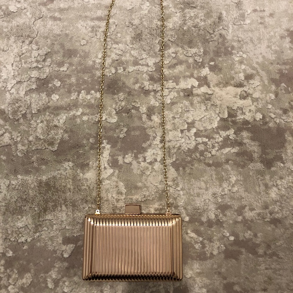 NWOT Nasty gal metal clutch